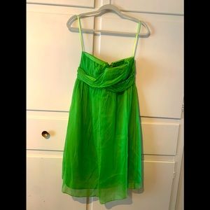 J.Crew strapless dress; EUC